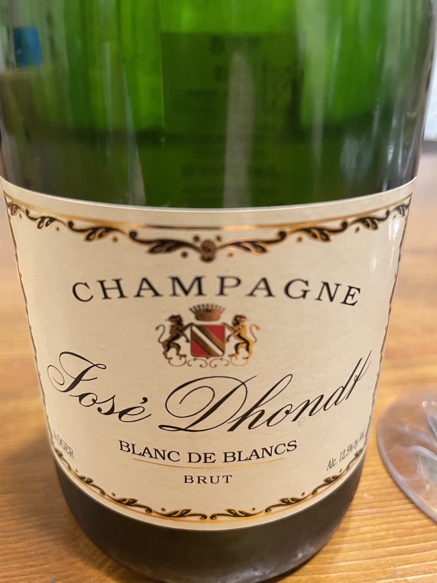 シャンパーニュJose’ Dhondt Blanc de blanc brut