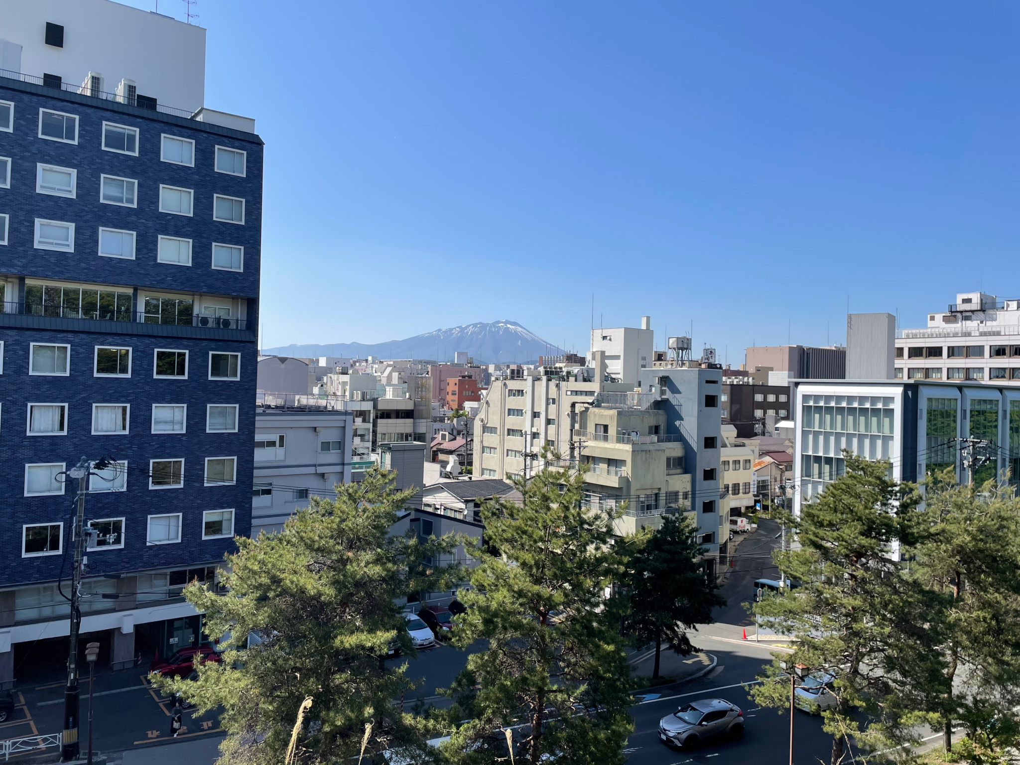 岩手公園から臨んだ岩手山