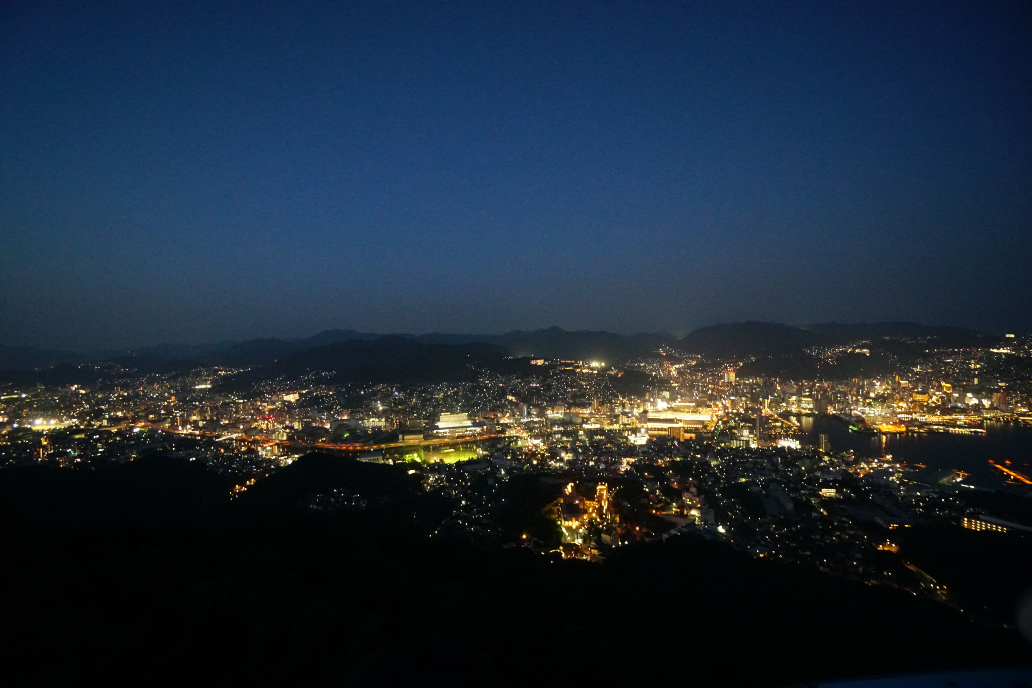 稲佐山展望台からの長崎の夜景