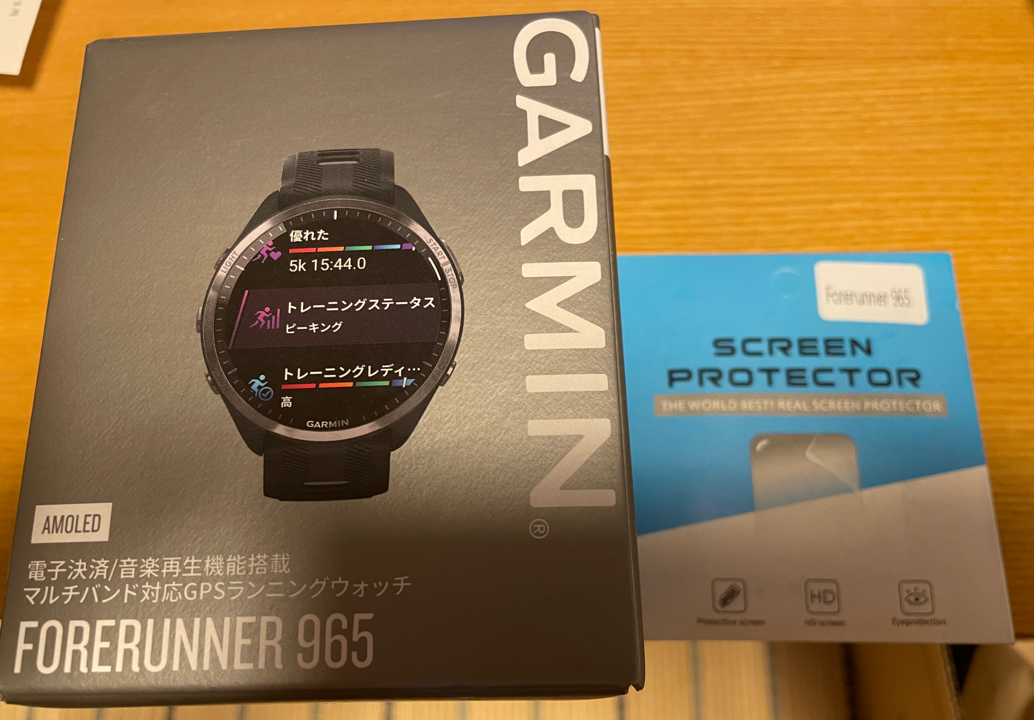 ガーミンForerunner 965と保護シート