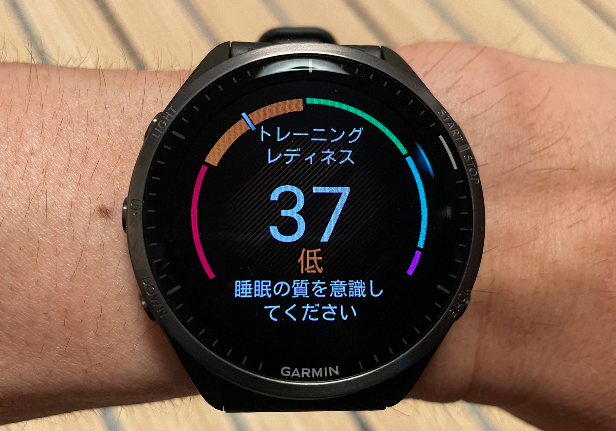 Garmin Forerunner 965のトレーニングレディネス画面