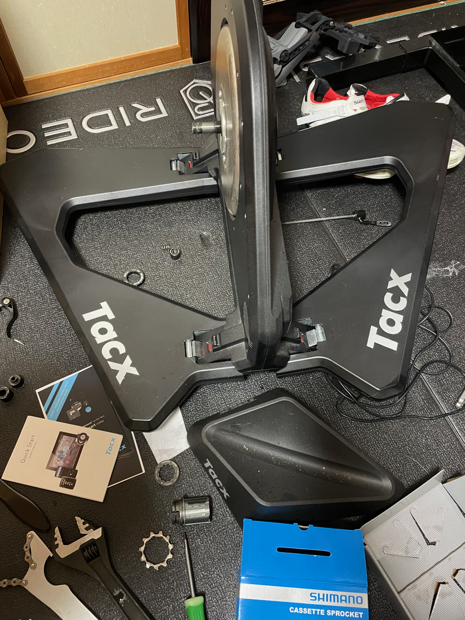 Tacx Neo smartをシマノ8速に対応するための作業