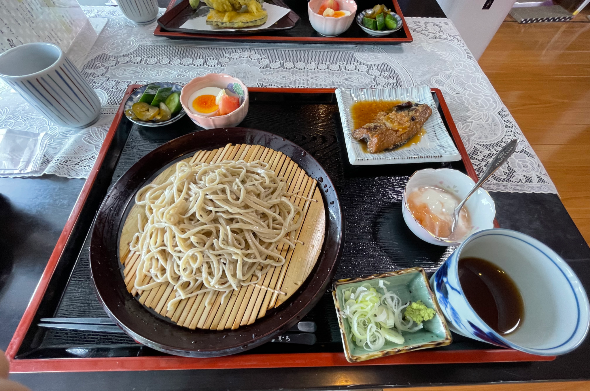 ランチのざるそば